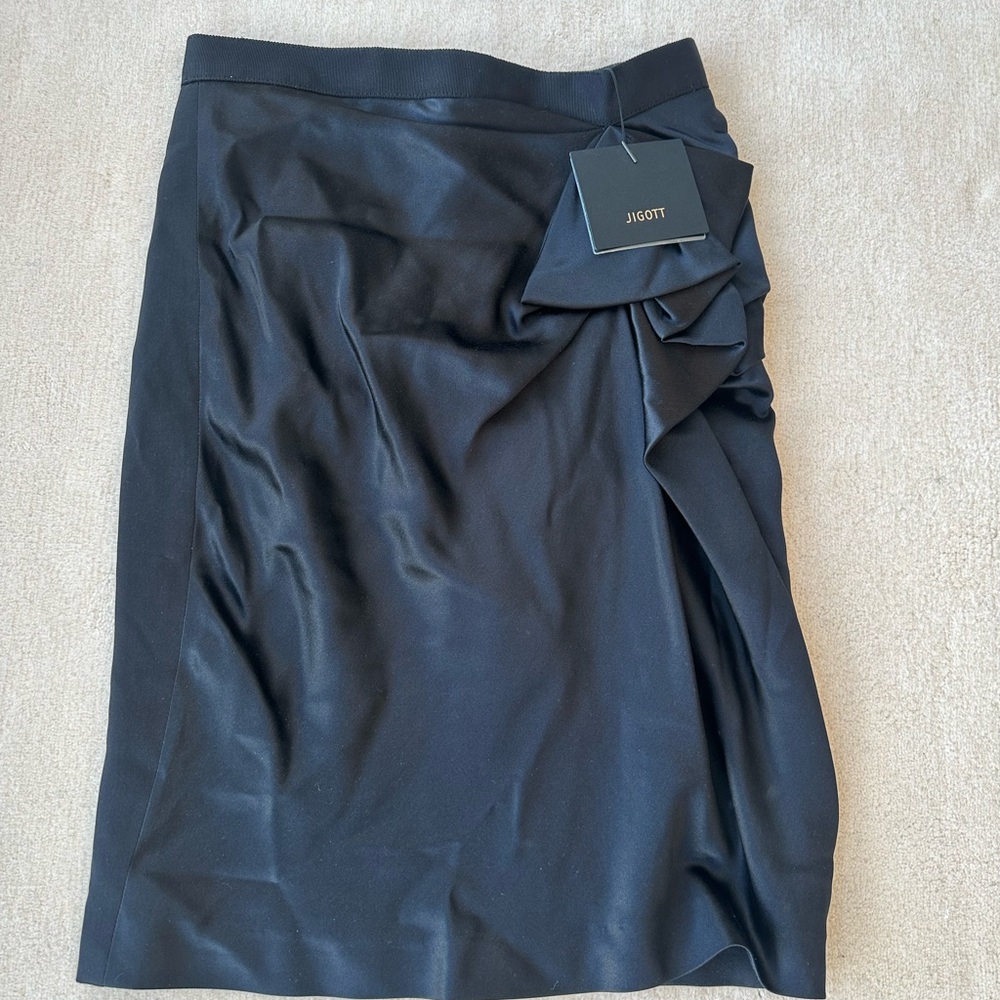 Designer Silk Skirt by Jigott, luxury Korean brand